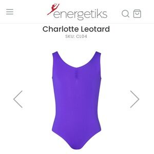 Energetiks Girls Ballet Leotard (CL04 - Charlotte Style)